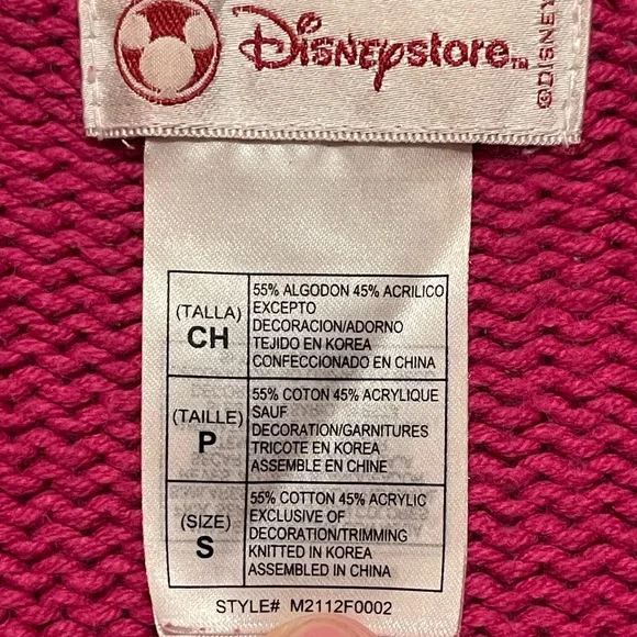 Vintage Disney Store Tinker Bell Knit Sweater - Picture 5 of 5